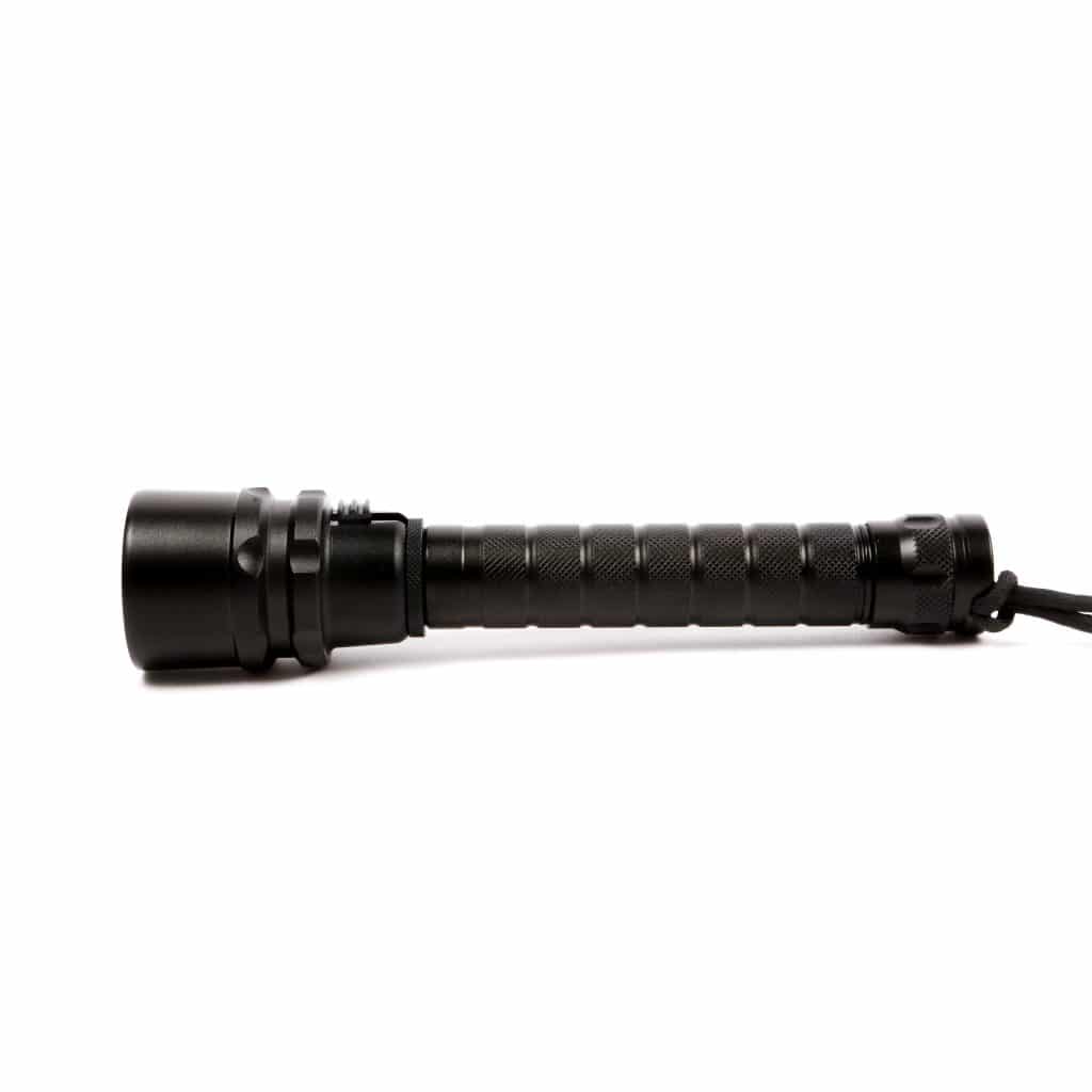 Underwater Diving Torch (Black) Waterproof (100m) 3000 Lumens